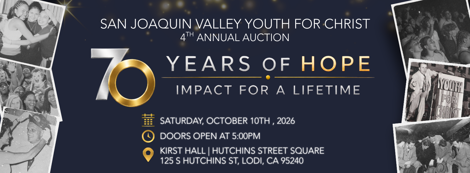 70 Years of Hope - 4th Annual Auction