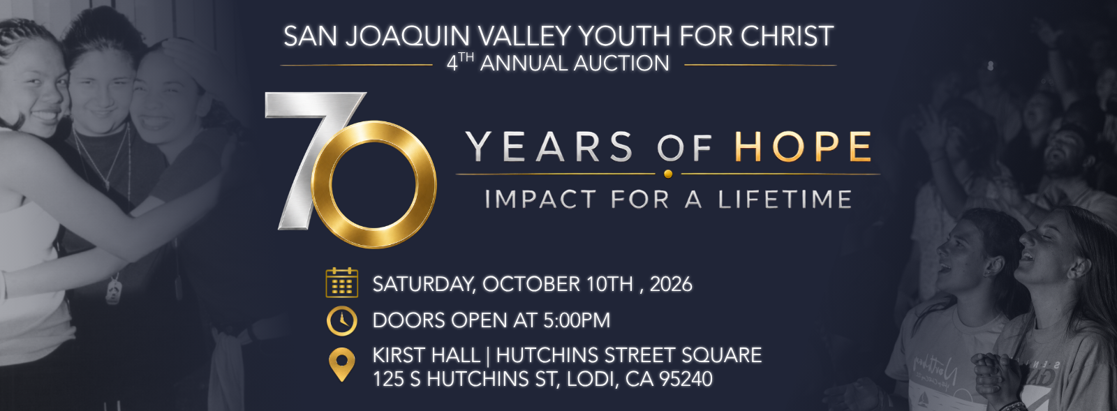 70 Years of Hope - 4th Annual Auction